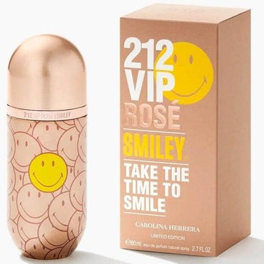Carolina Herrera 212 VIP Rose Smiley Take The Time To Smile EDP 80ml - Thescentsstore